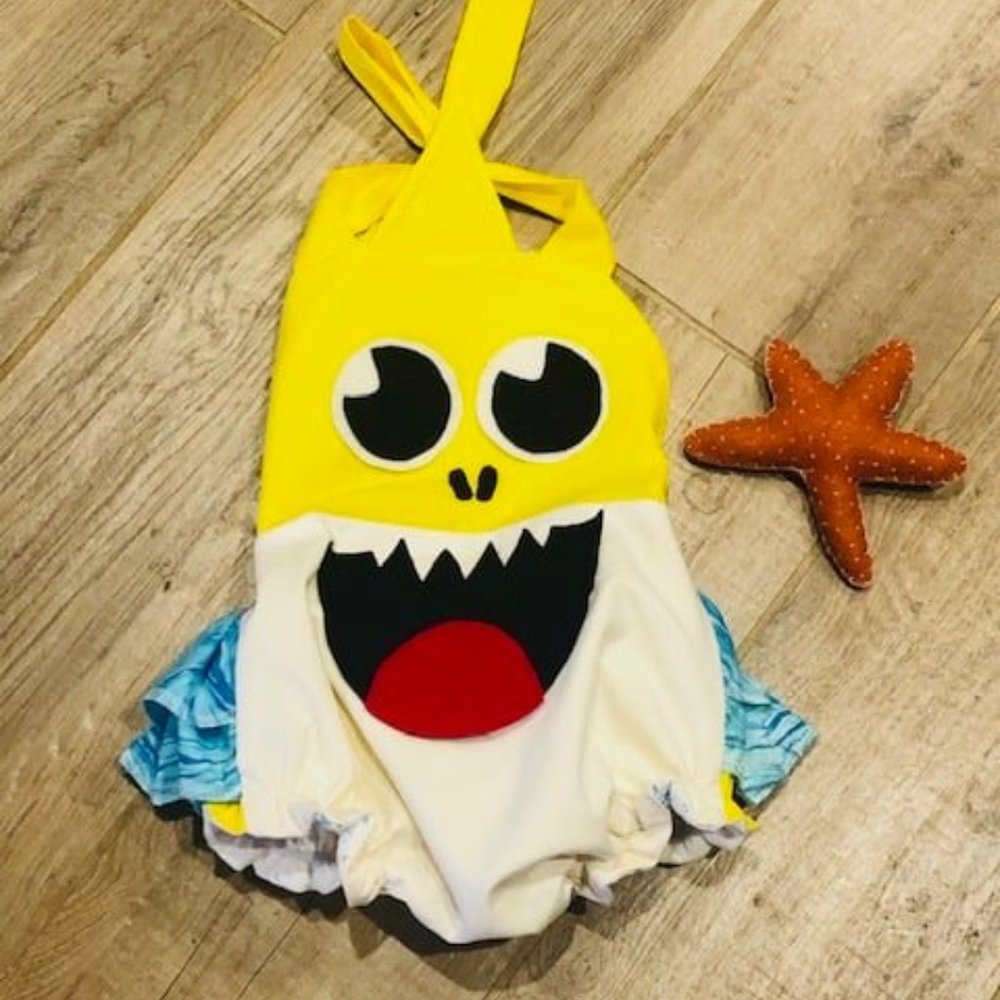baby shark romper
